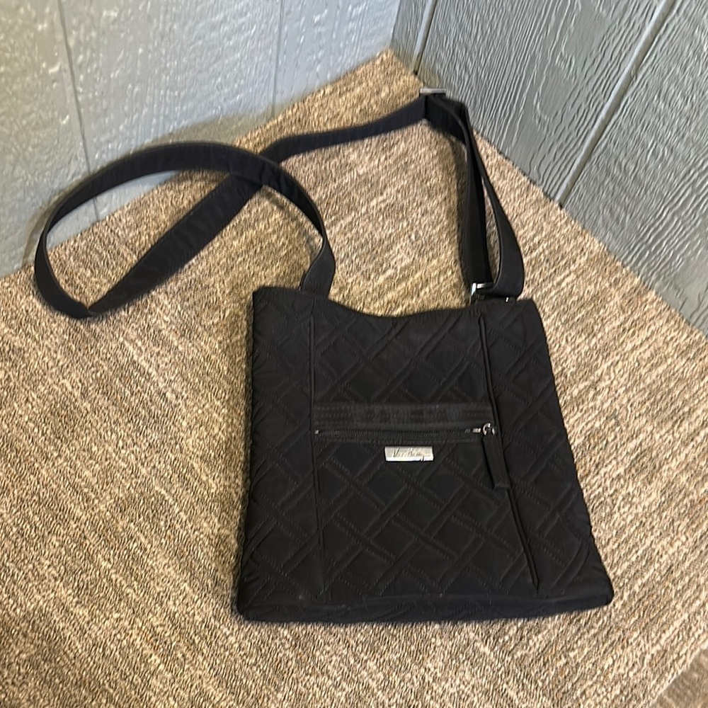 Vera Bradley Black Quilted Crossbody Bag